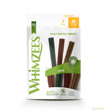 Whimzees - Chewing bone stix M 7 pcs