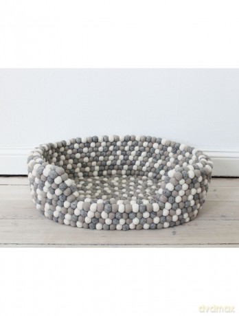 Wooldot - Dog Bed - Light Grey - Medium - 60x40x20cm