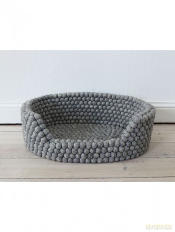 Wooldot - Dog Bed - Steel Grey - Large - 80x60x20cm