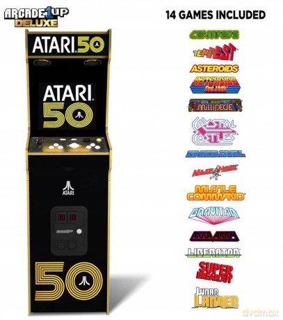 ARCADE 1 Up - Atari 50th Annivesary Deluxe Arcade Machine - 50 Games in 1