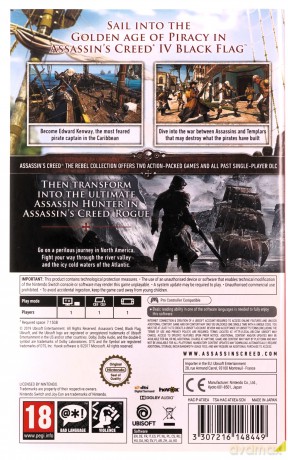 Assassins Creed Rebel Collection (Nordic) [GRA SWITCH]