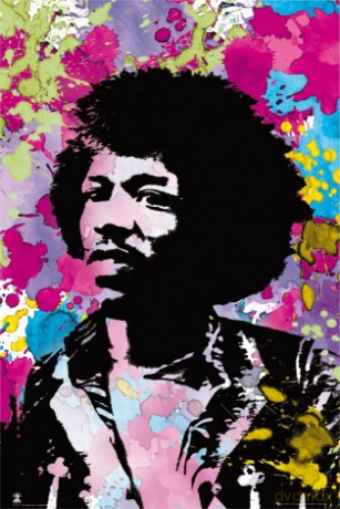 Jimi Hendrix (colours) [PLAKAT]