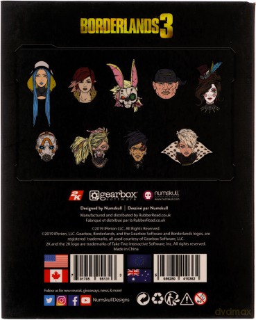Borderlands 3 Collectors Pin Set