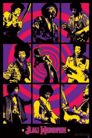 Jimi Hendrix (Purple Haze Montage) [PLAKAT]