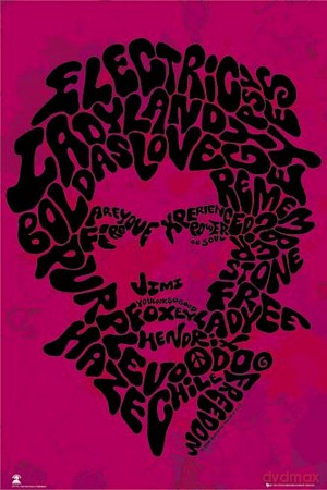 Jimi Hendrix (Song Titles) [PLAKAT]