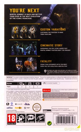Mortal Kombat 11 (Code in box) [GRA SWITCH]