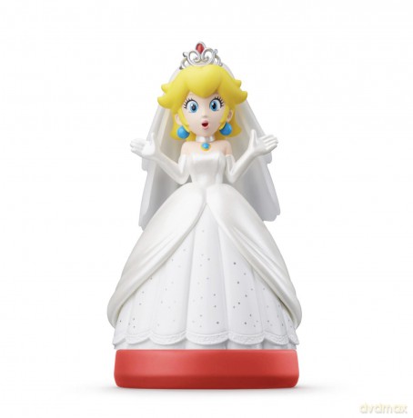 Nintendo Amiibo Peach in wedding outfit (Super Mario Collection)