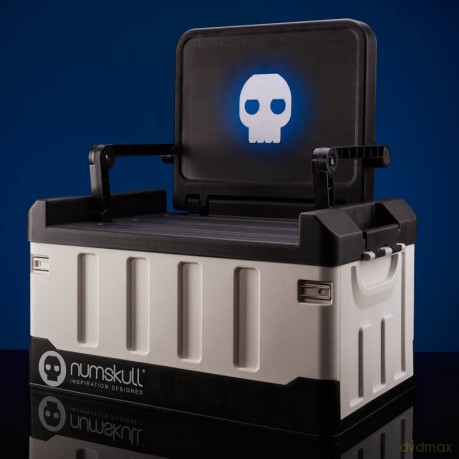 Numskull Official PS5-Inspired Bedroom Storage Box with folding chair