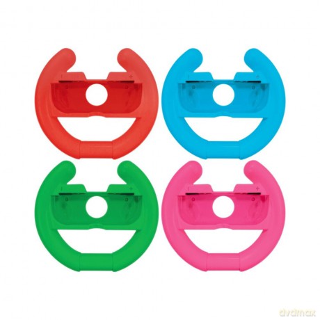 ONIVERSE - Pack of 4 Racing wheel controller holders - Blue/Red/Green/Pink