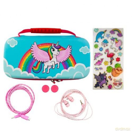 Over the Rainbow Unicorn Case 7-in-1 Switch Lite
