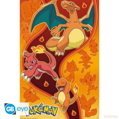 POKEMON - Poster Maxi 91.5x61 - Fire Type