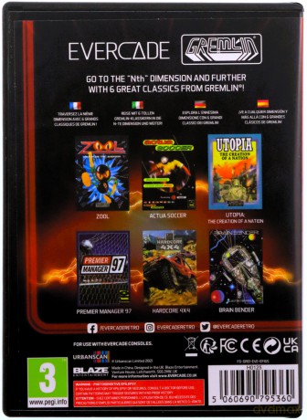 RTR Blaze Evercade Gremlin Cartridge 1