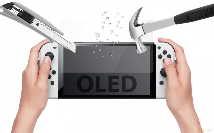 Subsonic Switch Oled Super Screen Protector - Tempered Glass 9H Hd