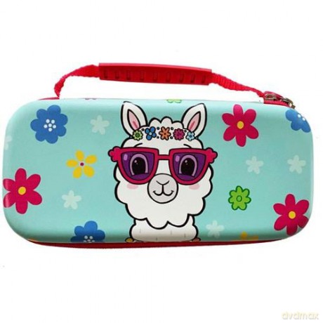 Switch Lite Llama Case Cyan
