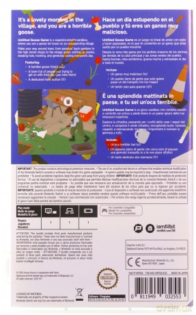 Untitled Goose Game [GRA SWITCH]