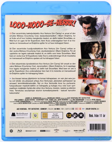 Ace Ventura: Pet Detective (Ace Ventura: Psi detektyw) [Blu-Ray]