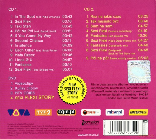 Natalia Kukulska: Sexi Flexi (digipack) [2CD]+[DVD]