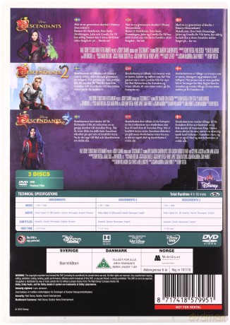 Descendants 1-3 (Następcy 1-3) [3DVD]