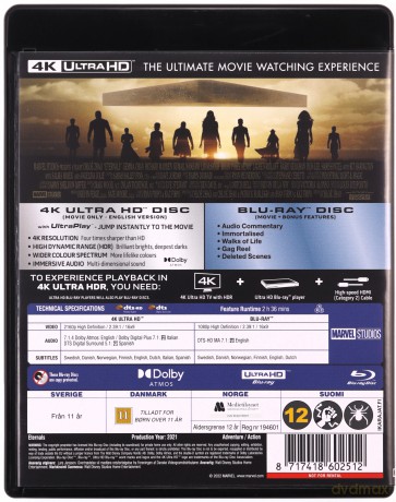Eternals [Blu-Ray 4K]+[Blu-Ray]