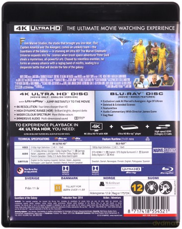 Guardians of the Galaxy (Strażnicy Galaktyki) [Blu-Ray 4K]+[Blu-Ray]