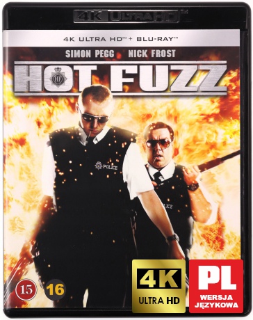 Hot Fuzz. Ostre psy [Blu-Ray 4K]+[Blu-Ray]