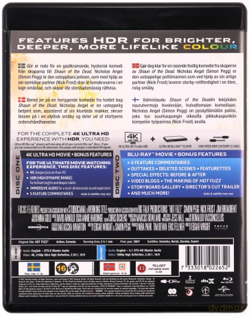 Hot Fuzz. Ostre psy [Blu-Ray 4K]+[Blu-Ray]