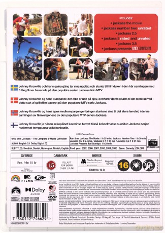 Jackass The Complete 6 movie collection [6DVD]