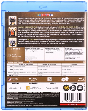 Kingsman Collection [3xBlu-Ray]