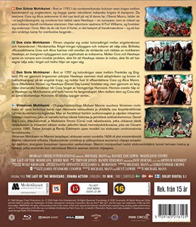 The Last of The Mohicans (Ostatni Mohikanin) [Blu-Ray]