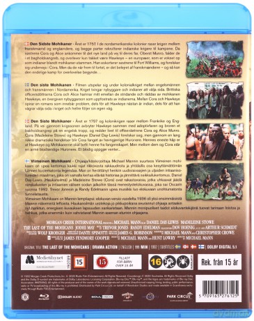 The Last of The Mohicans (Ostatni Mohikanin) [Blu-Ray]