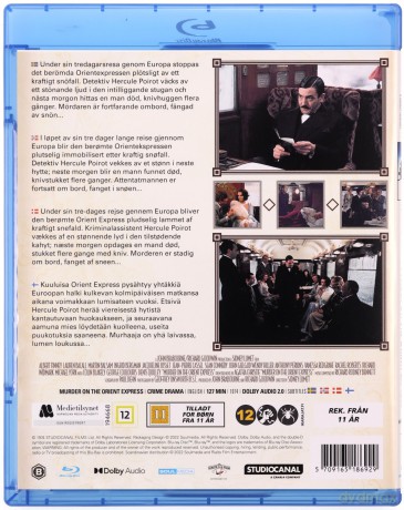 Murder on the Orient Express (Morderstwo w Orient Ekspresie) [Blu-Ray]