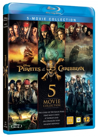 Pirates of the Caribbean 1-5  Complete Edition (Piraci z Karaibów) [5xBlu-Ray]