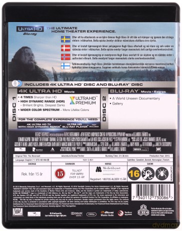 The Revenant (Zjawa) [Blu-Ray 4K]+[Blu-Ray]