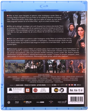 Robin Hood: Prince Of The Thieves (Robin Hood: Książę złodziei) [Blu-Ray]