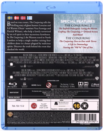 The Conjuring / The Conjuring 2 (Obecność 1+2) [2xBlu-Ray]