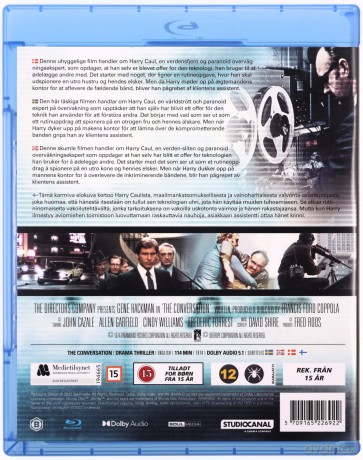 The Conversation (Rozmowa) [Blu-Ray]