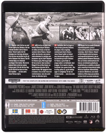Człowiek, kóry zabił Liberty Valance'a [Blu-Ray 4K]+[Blu-Ray]