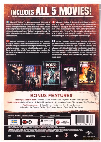 The Purge 1-5 (Noc oczyszczenia) [BOX] [5xDVD]