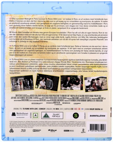 To Rome with Love (Zakochani w Rzymie) [Blu-Ray]