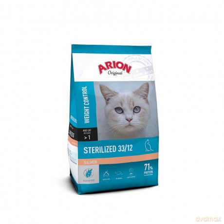 Arion Cat Food Original Cat Sterilized Salmon 7,5 Kg