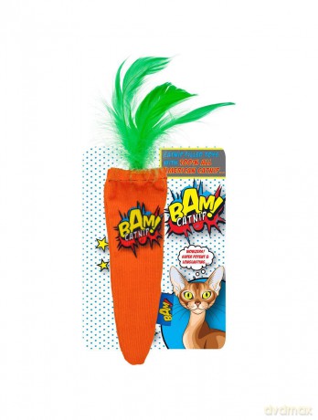 BAM! Toy with Catnip 16 cm Carrot