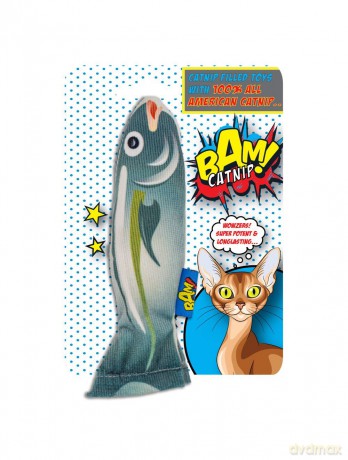 BAM! Toy with Catnip 16 cm Fish