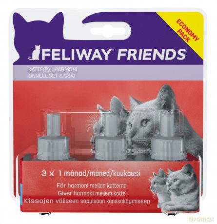 Feliway Friends refill for diffusor 3 x 48 ml.