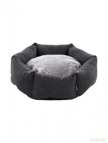 FLAMINGO Basket elvira round grey 50CM