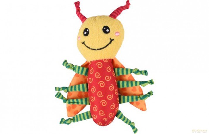 Flamingo Cat toy Yowly Ladybug