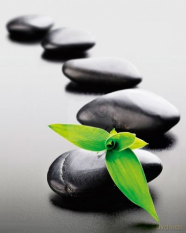 Kamienie - Zen Stones - Green [PLAKAT]