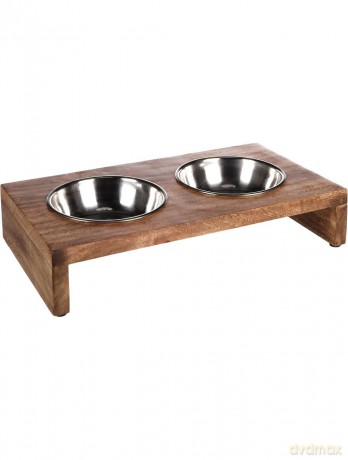 Flamingo Kato Double bowl wood
