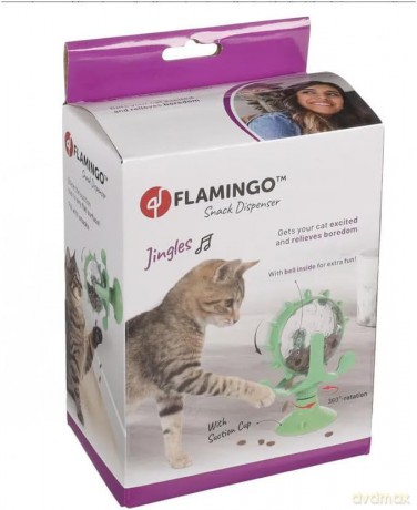 Flamingo Snack Dispenser Turna green