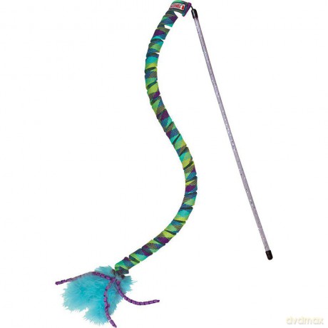 KONG Wędka dla kota sprężysta tasiemka 106 Cm