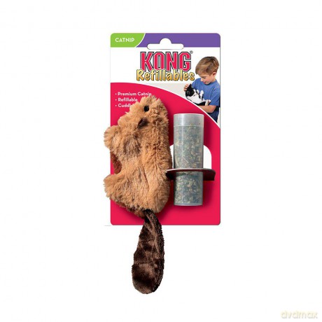 Kong Refillable Catnip Beaver 16,5X4,5X4Cm